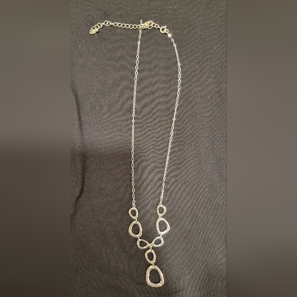 17 in Silver Tone Necklace with 3 inch extender